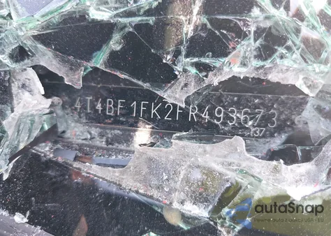 2015 Toyota Camry Le из США, поврежденный, VIN 4T4BF1FK2FR493673